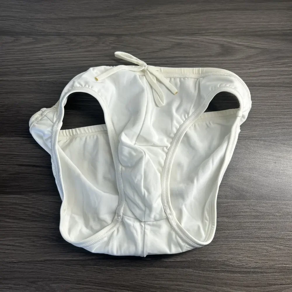 Speedo Men’s Swim Brief Size 34 White NWT New Old Stock Racing Swimsuit READ